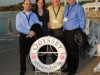 Garmin dealer Potomoc river cruise. Photo with Daryl, Steve, and  Eastern Garmin dealer Pascal and Pia of Aero Teknic