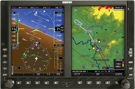 Example of latest Garmin GPS Avionics Technology at Maxcraft
