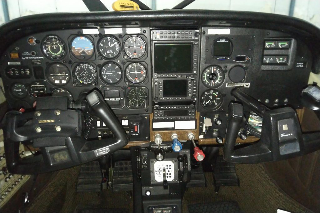 The Old Panel with a Capable but Outdated IFR Panel