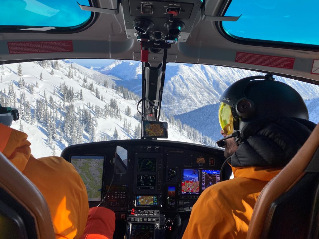 Flying in Some of BC’s Snowy Mountains