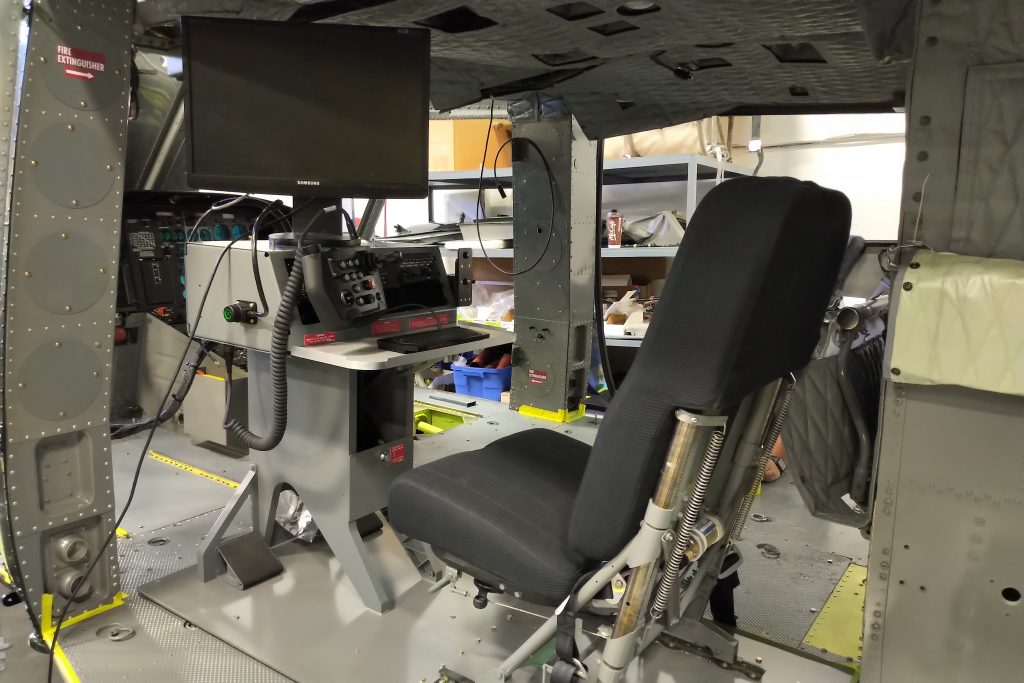 The Tactical Workstation Installed in One of the Helicopters