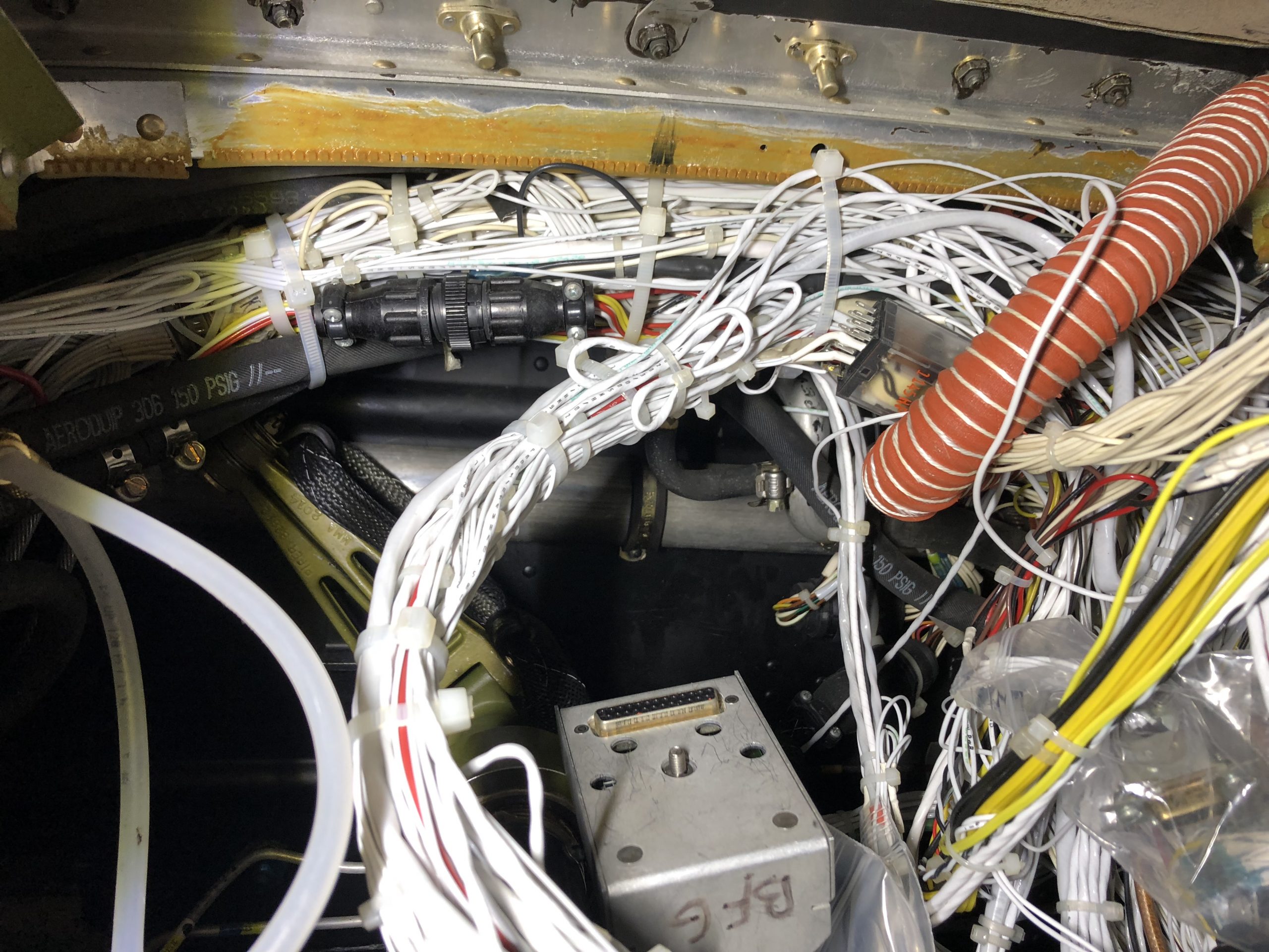 An Example of One of the Poorly Made Wiring Bundles