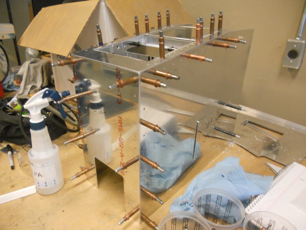 The Pedestal Being Assembled