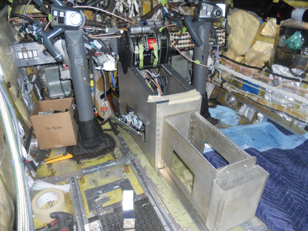 The Pedestal Being Finalized and Fit into the Aircraft Prior to Painting