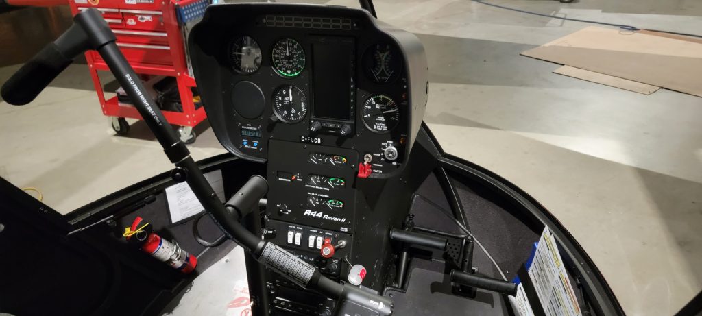 The Highlight of this R44’s Panel is the Aspen Evolution 1000H Primary Flight Display