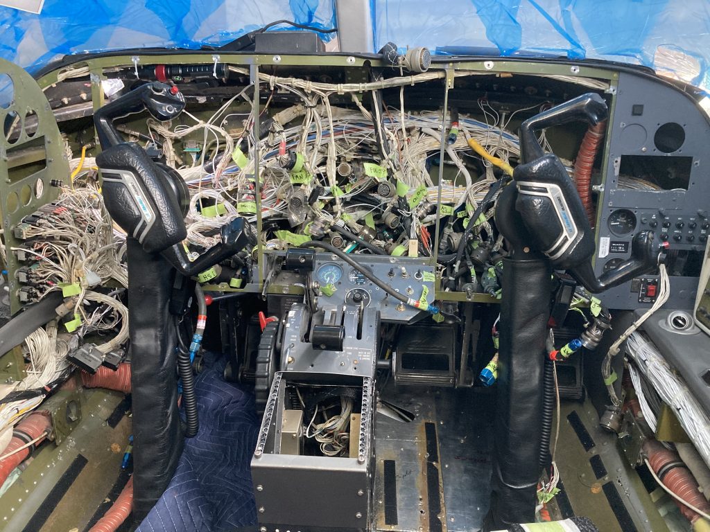 Almost All of the Old Avionics and Instruments Were Removed Leaving a Mess of Old Wiring Behind the Panel