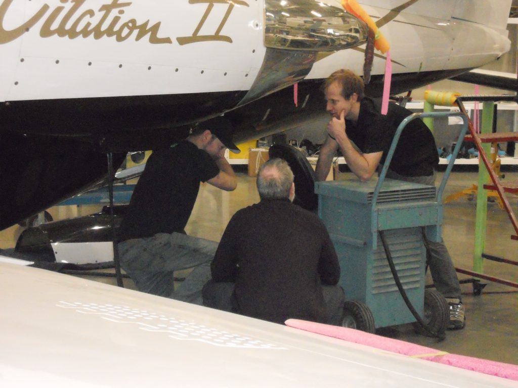 Maxcraft Technicians Work on the Cockpit Voice Recorder Installation