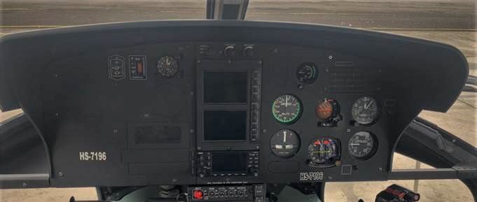 The Original Panel Layout in the AS350 B3