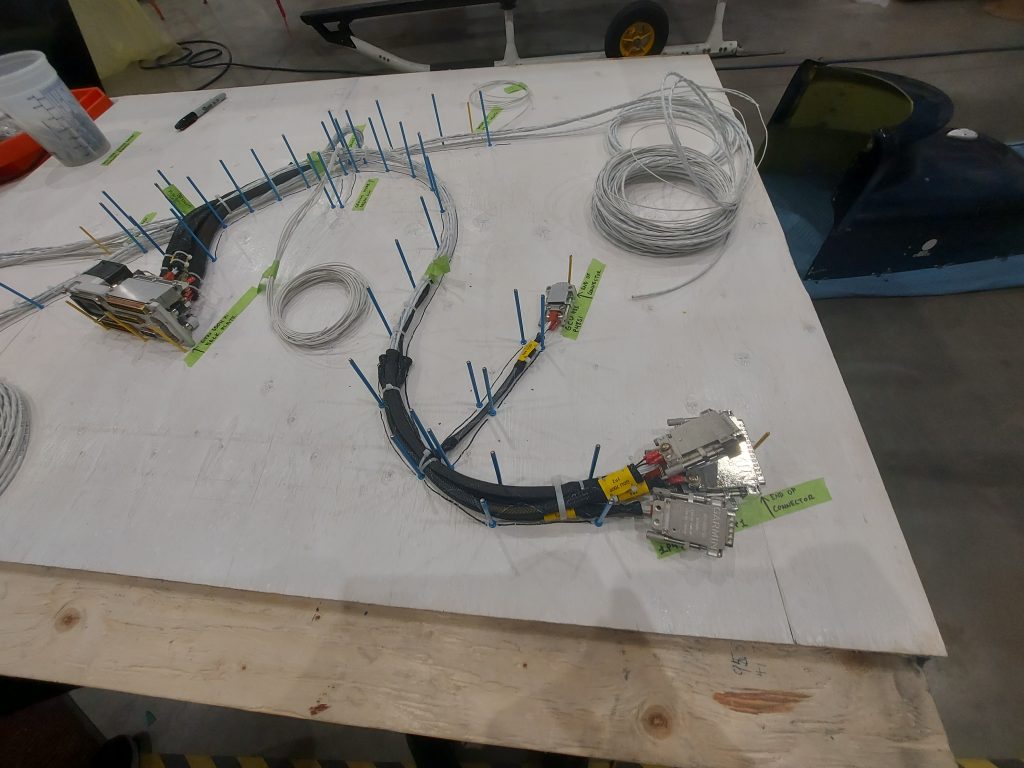 A Wiring Board was Fabricated Based on the Lengths Needed on the First 206 to Duplicate the Harnesses for the Remainder of the Fleet