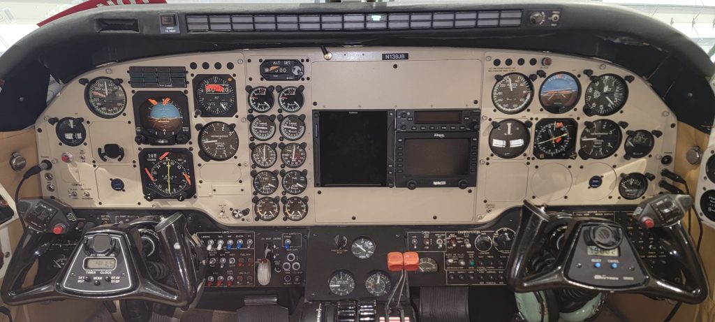This King Air Came to us with a Capable Avionics Stack, But Dated Instruments