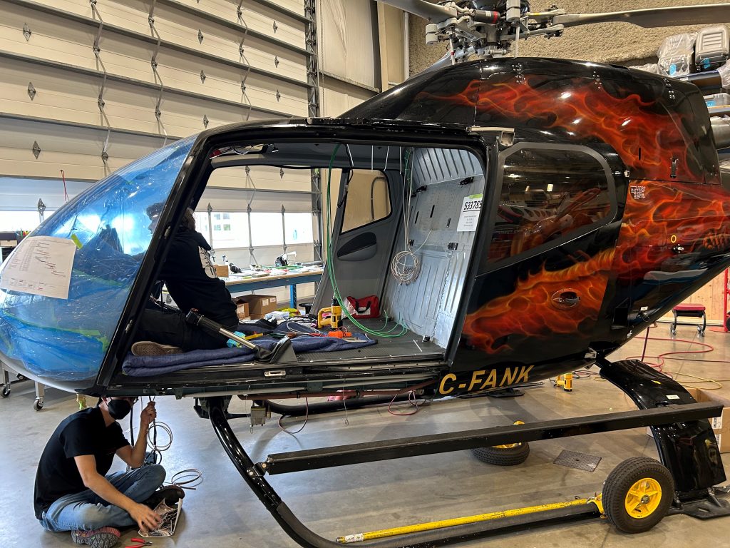 The Second EC120B of the Fleet is Now Well Underway Receiving a Near Identical Installation