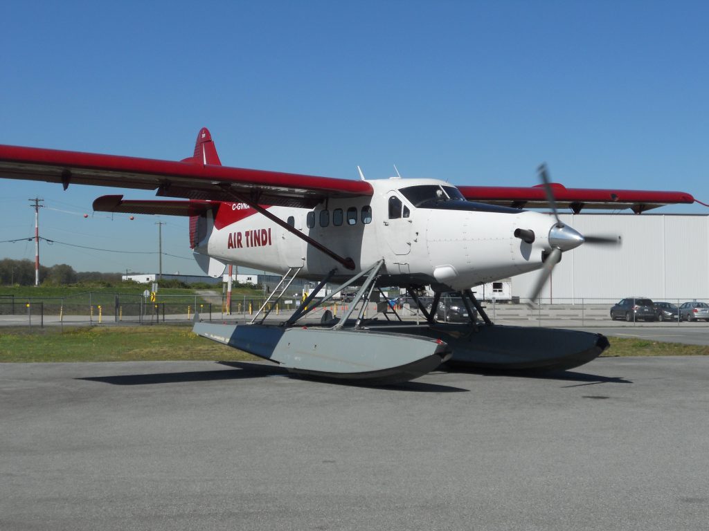 The Turbo Otter Outside Maxcraft’s Hangar During Engine Runs