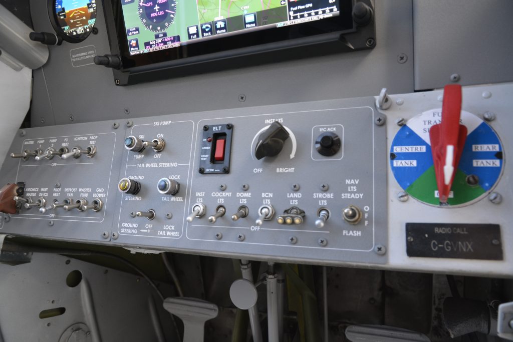 The Lower Switch Panel Located Below the Primary Flight Display