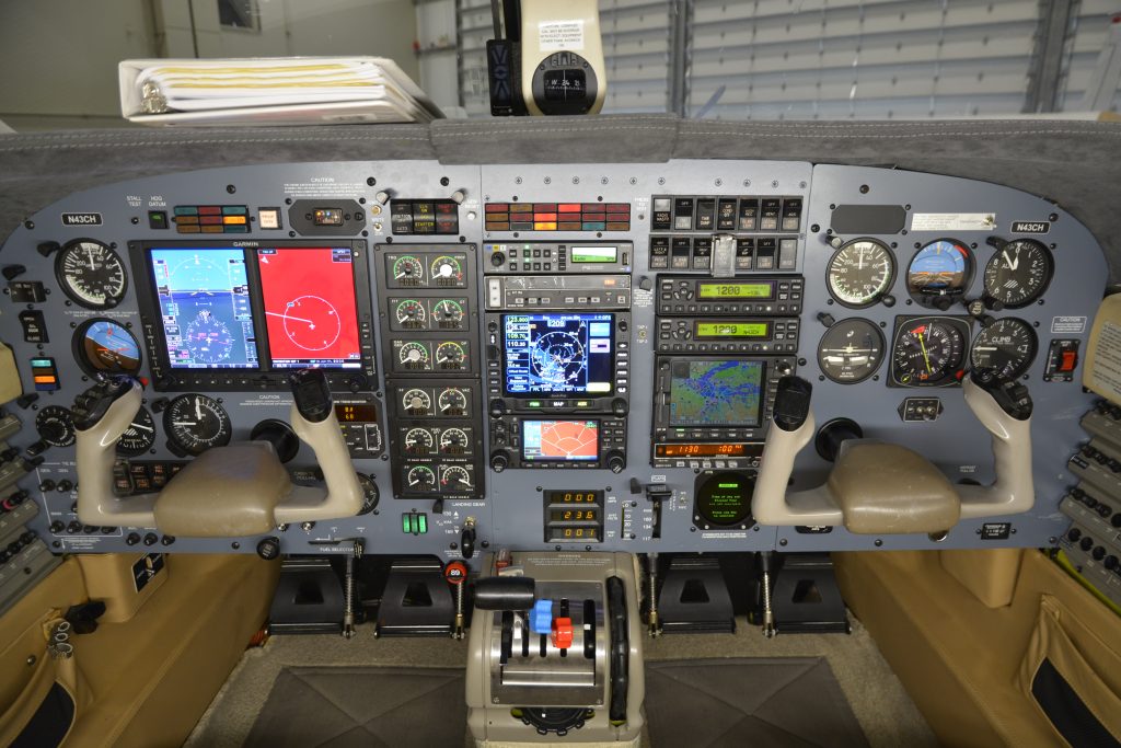 The Existing Panel with a Legacy G500 Primary Flight Display and a Dated Avionics Stack