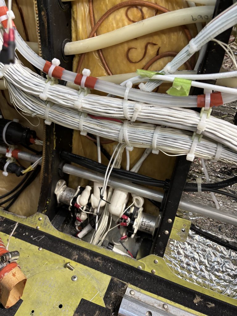 Some of the Wire and Pitot/Static Tubing Routed Throughout the Aircraft