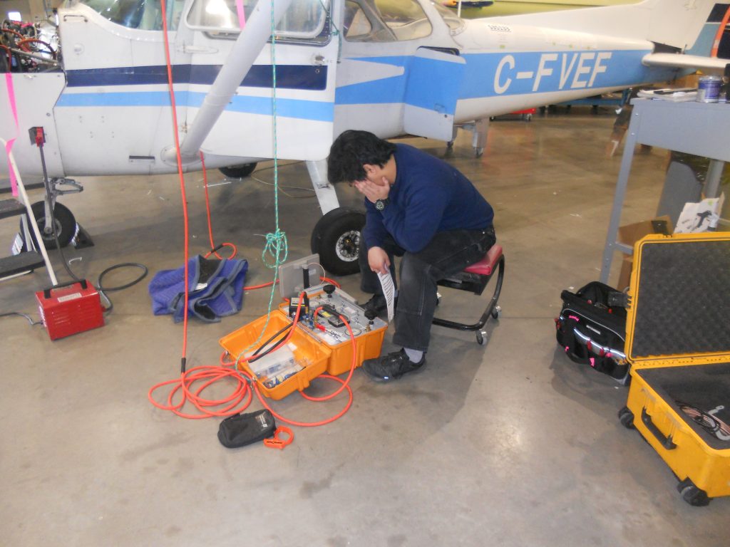 Maxcraft Technician Completing a Post-Installation Test Procedures