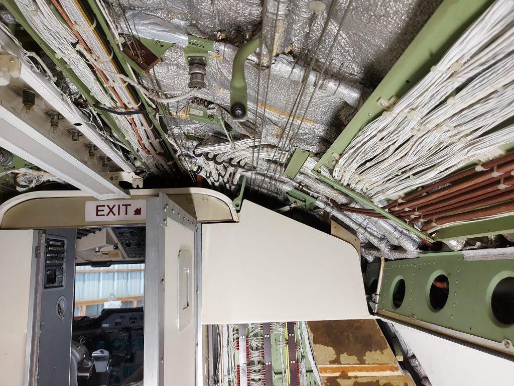 Once Some of the Interior Panels Begin Coming Off You Get a Glimpse of How Much Wiring is Found in an Aircraft of this Size