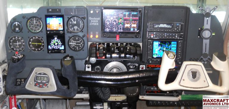 The New Instrument Panel with Two Garmin G5s